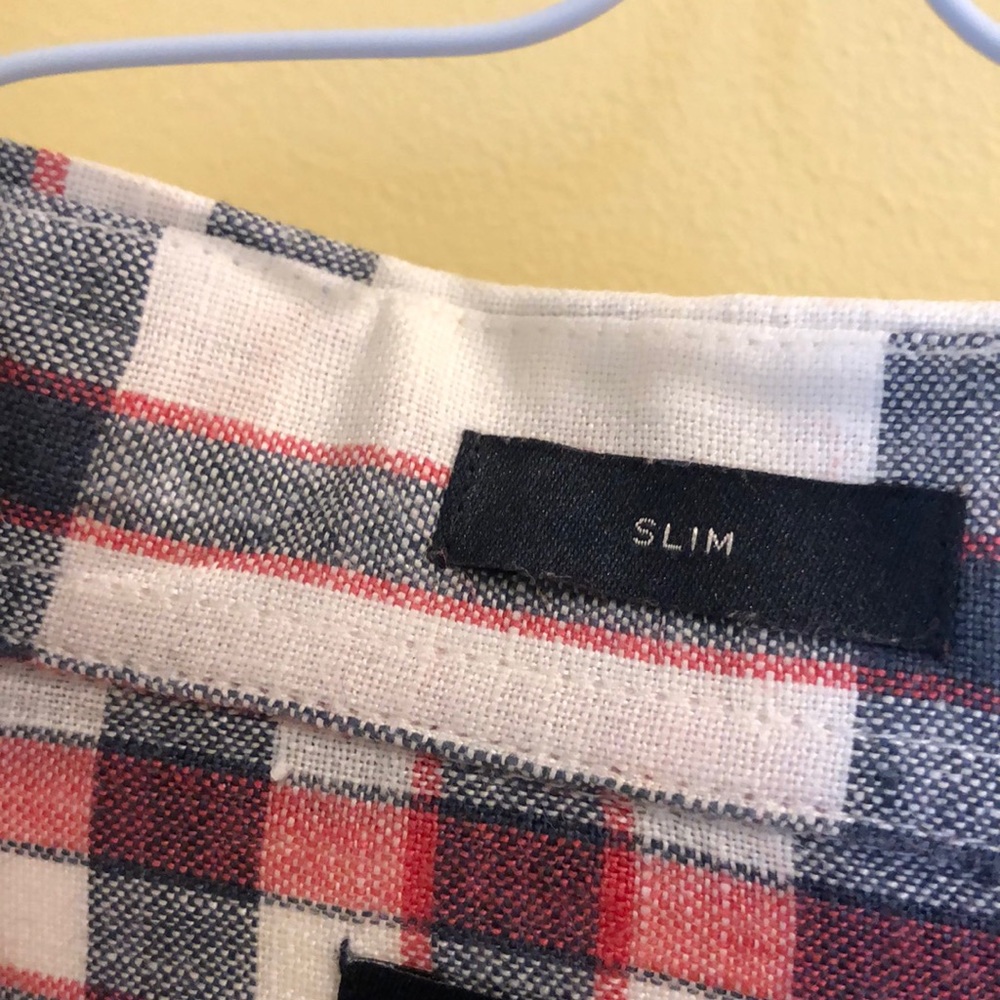 J Crew Slim Fit Medium Plaid Shirt - Picture 4 of 6